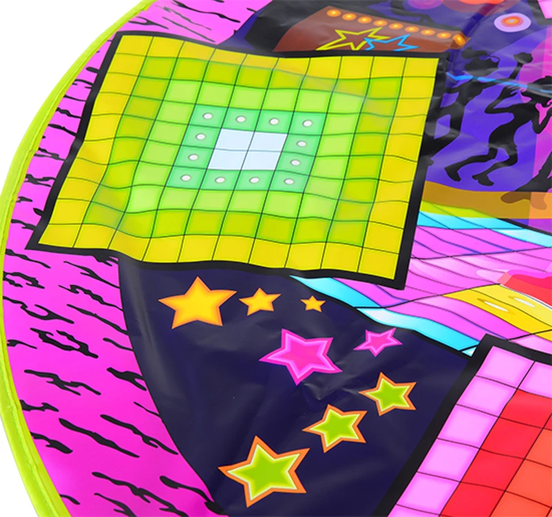 HOMCOM Battery Powered Plastic Musical Light-Up Dance Mat
