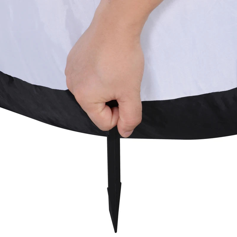 HOMCOM Inflatable Halloween Spider Outdoor Decoration w/ LED Lights 200cm