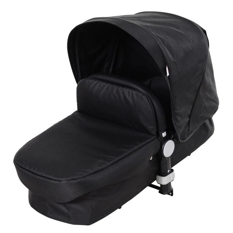 HOMCOM 3-in-1 Travel System Versatile Stroller Infant Car Seat Transfer Dark Grey