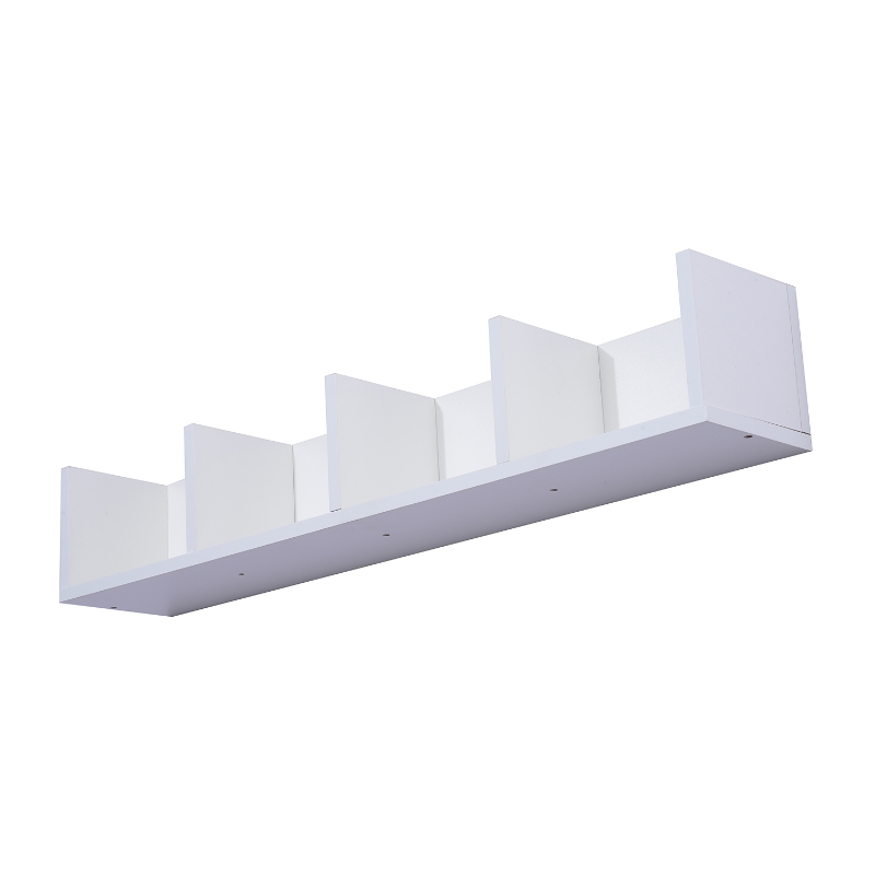 HOMCOM 95Lx17Wx16.5H cm Multi-Media Wooden Shelf-White