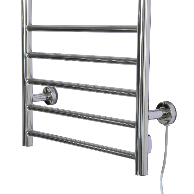 HOMCOM 53Wx10.5Dx87H cm Electric Heated Towel Rail-Silver