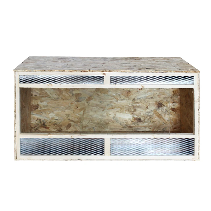 HOMCOM 2.6 Ft Wooden Reptile Vivarium House