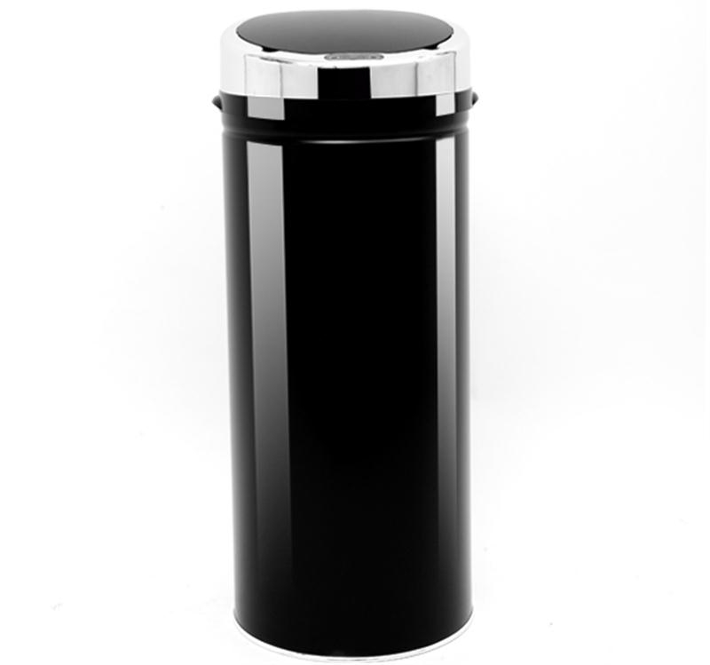 HOMCOM 42L Stainless Steel Sensor Trash Can W/ Bucket-Black
