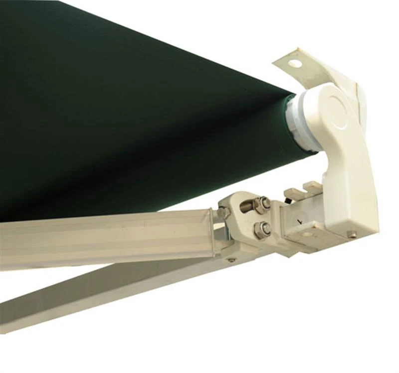 Outsunny 4x2.5 m Half cassette manual Rectangle Awning W/ Fixings and Winding Handle-Green