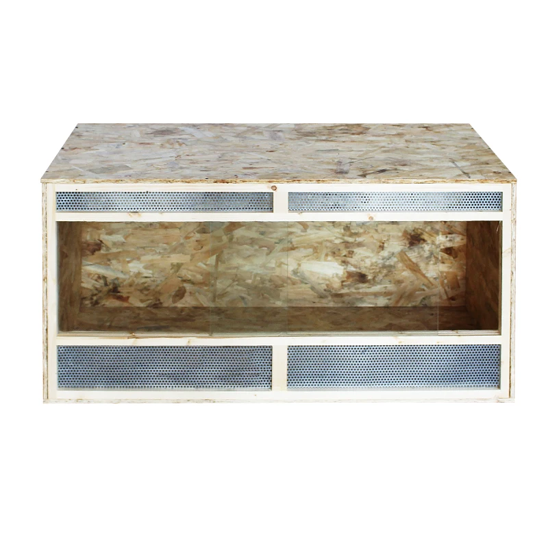 HOMCOM 2.6 Ft Wooden Reptile Vivarium House