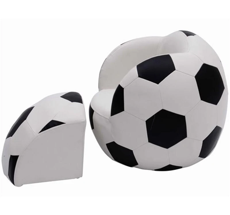 HOMCOM Kids Children Football Chair Armchair Sofa and Stool sport theme childrens playroom Fanatic