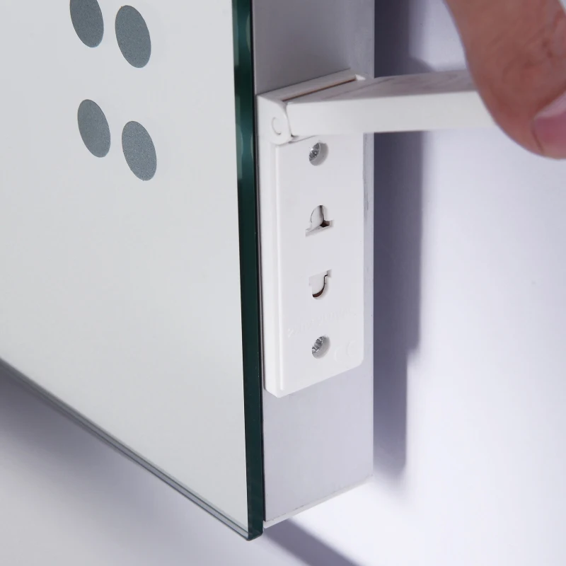 Kleankin Led Touch Sensor Mirror, 70.5×50.5×3.5 cm