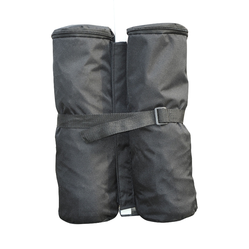 Outsunny 4 Pc Gazebo Sand Bag Weight Set-Black