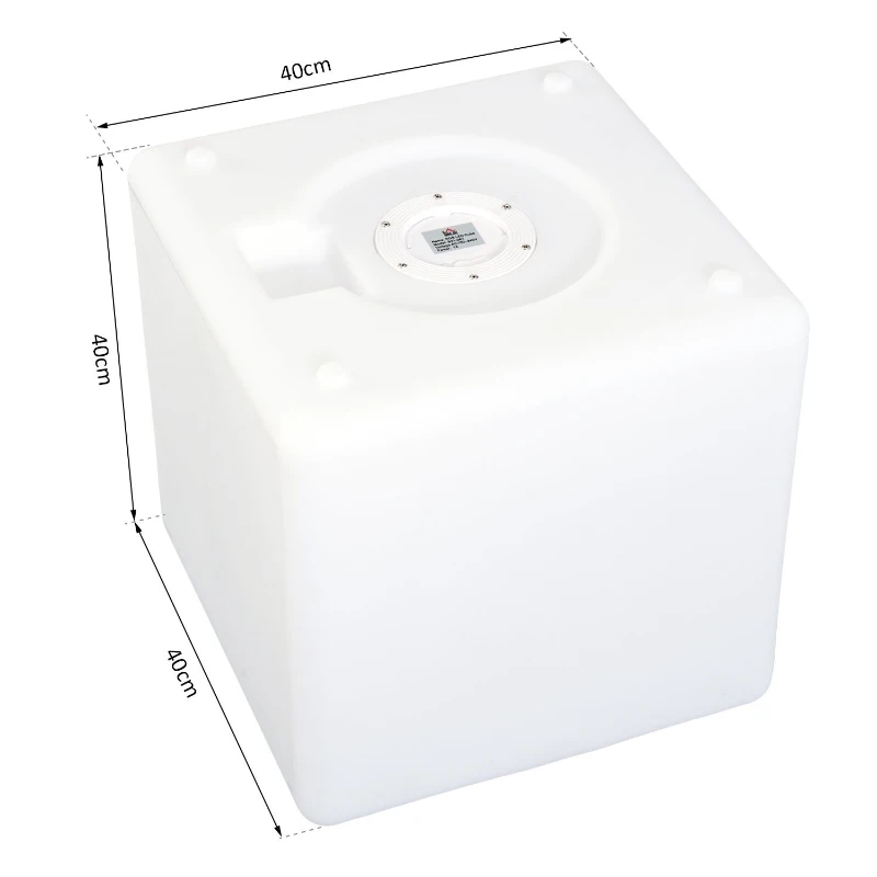 HOMCOM LED Glowing Cube Lamp