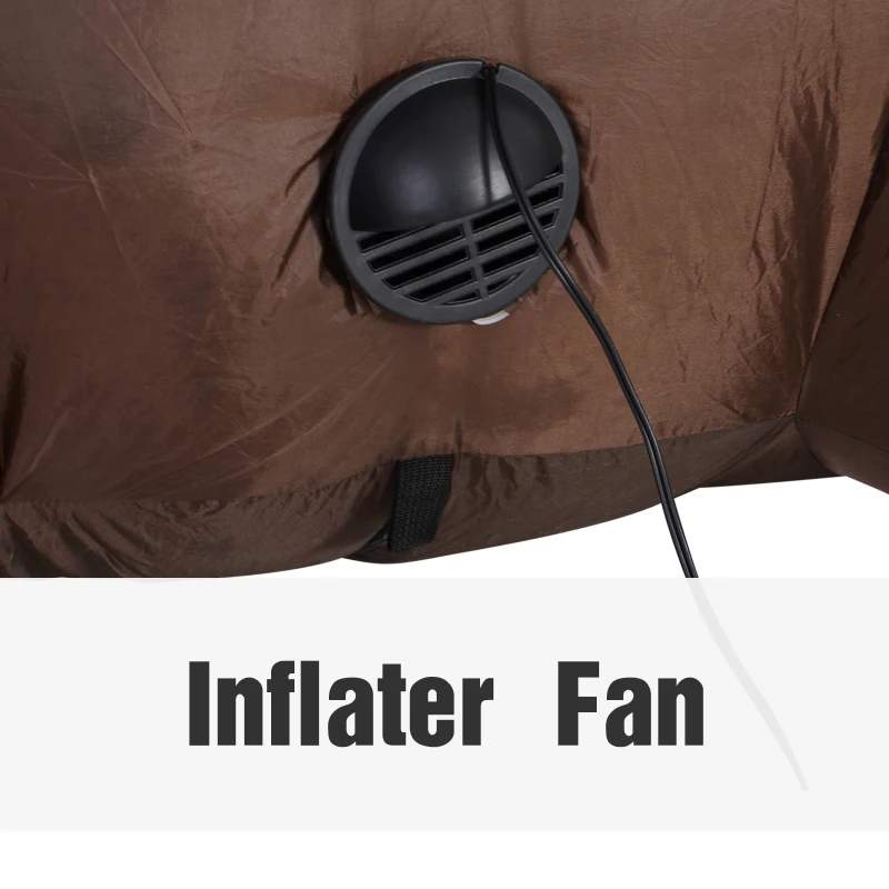 HOMCOM Inflatable Halloween Floating Ghost Tree with LED Light Outdoor Decoration 8FT 2.4m