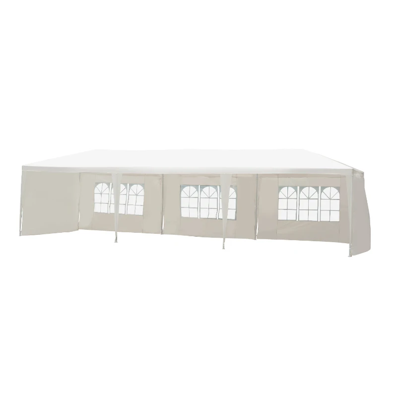 Outsunny 3x9 m Waterproof Gazebo-White