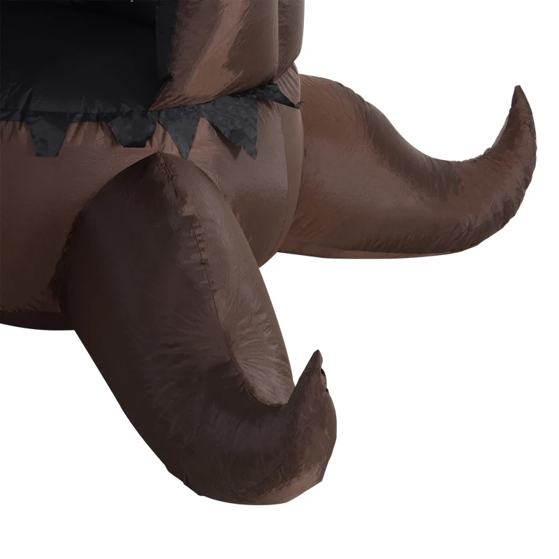 HOMCOM Inflatable Halloween Floating Ghost Tree with LED Light Outdoor Decoration 8FT 2.4m