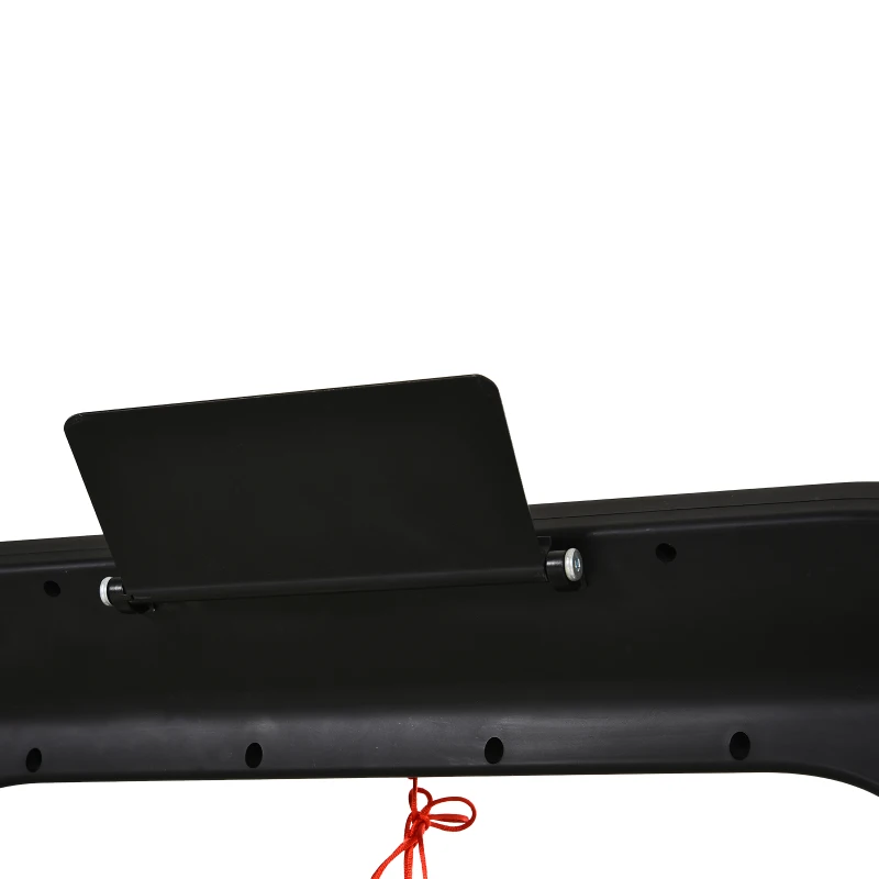 HOMCOM 500W Foldable Steel Motorised Treadmill w/ LCD Monitor Black