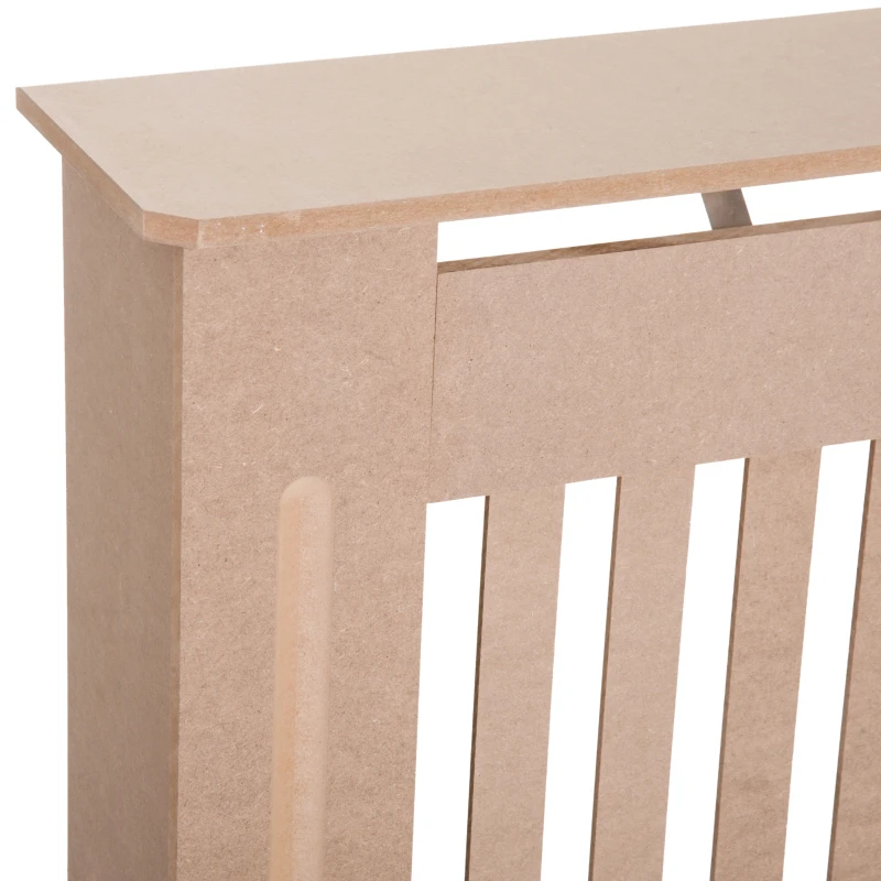 HOMCOM 112Lx19Wx81H cm MDF Radiator Cover-Burlywood Colour