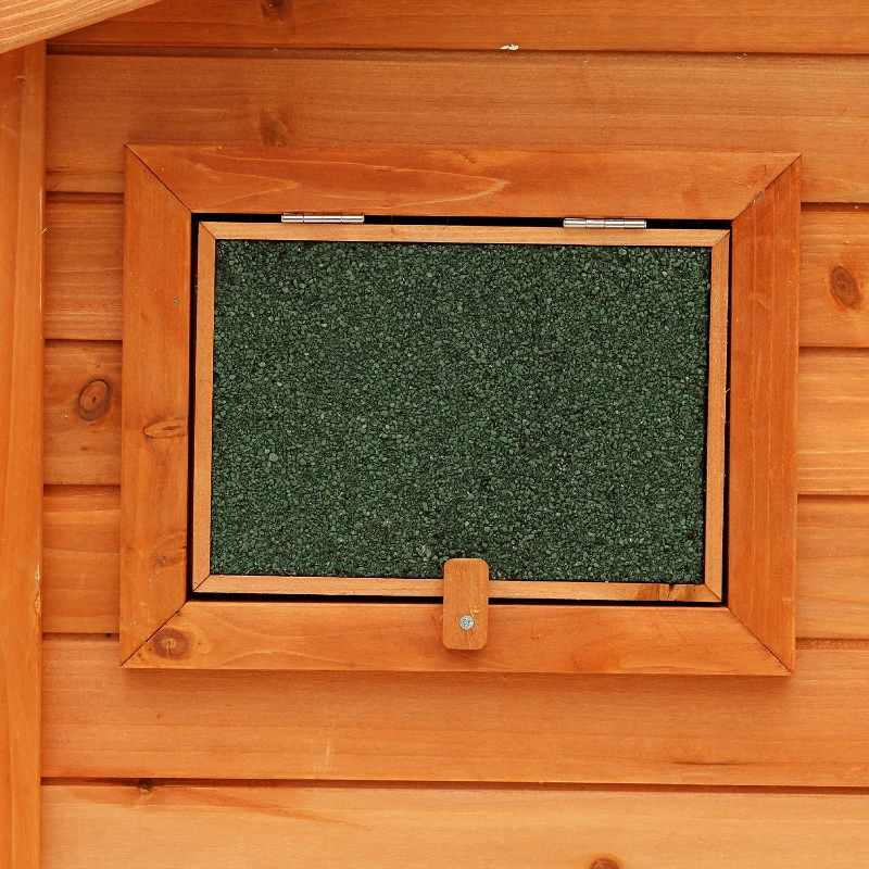 Pawhut Wooden Chicken Coop Hen House Poultry House Cage Backyard 134.5 x 90 x 99.5 cm