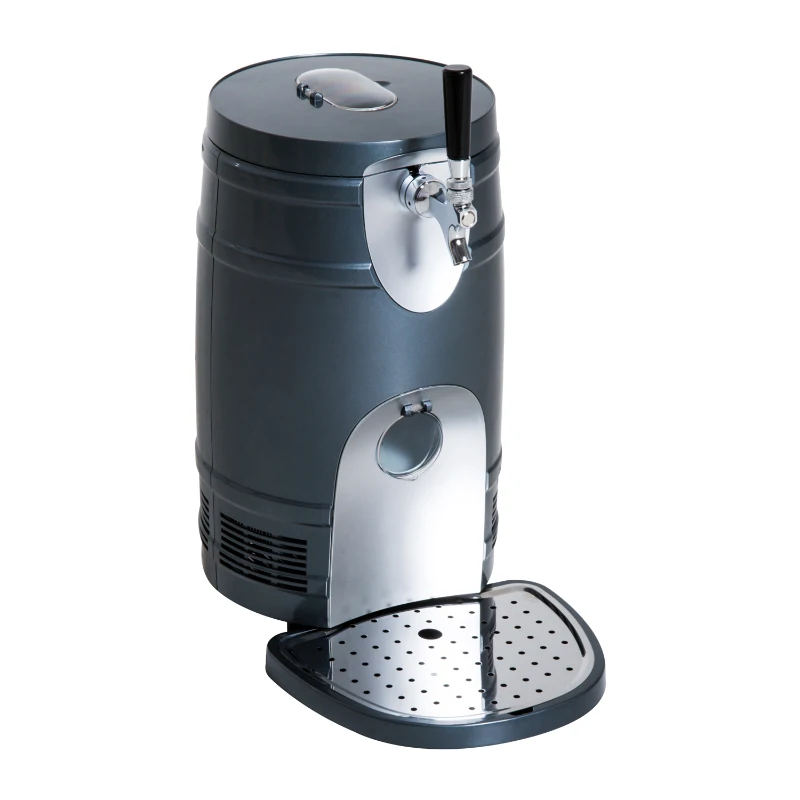 HOMCOM Electric Beer Dispenser, 5 Litre-Black