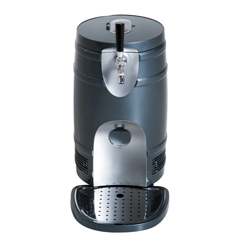 HOMCOM Electric Beer Dispenser, 5 Litre-Black