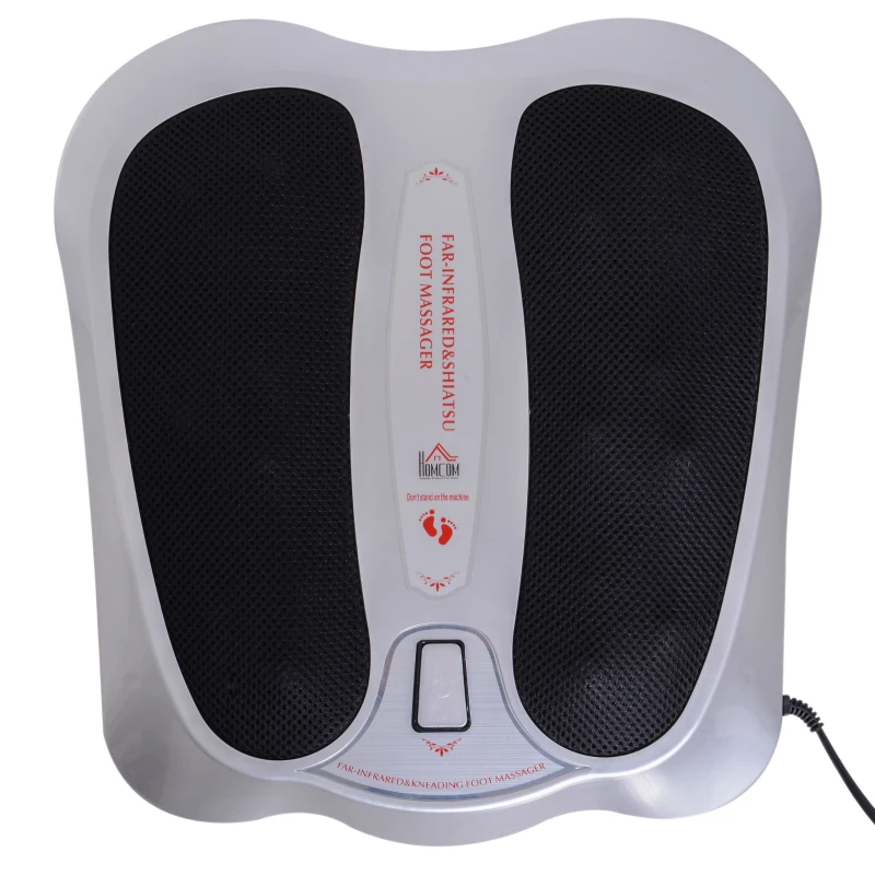 HOMCOM Shiatsu Foot Massager Machine Electric Deep Kneading Infrared Heating Rolling
