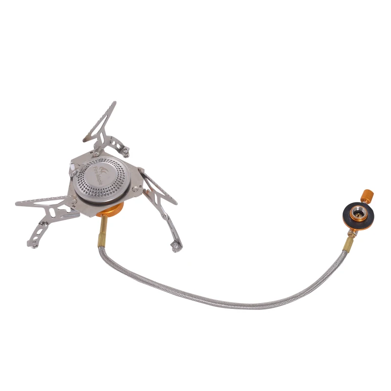 Outsunny Outdoor Picnic Kitchen Gas Burner BBQ Charcoal Grill Camp Table Foldable