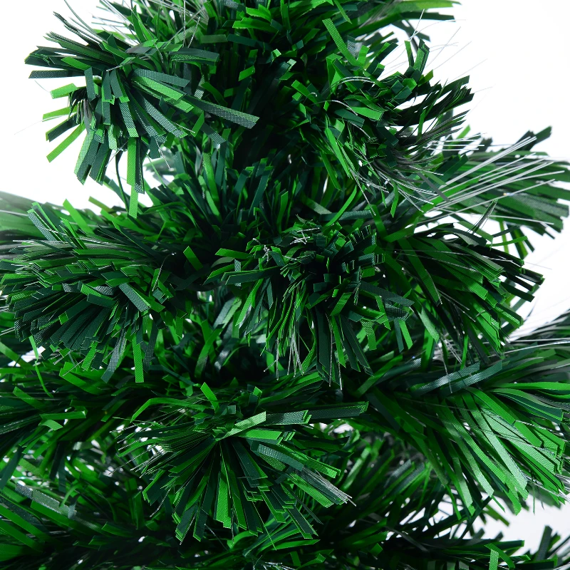 HOMCOM 5ft Pre Lit Christmas Tree, Artificial Holiday Decor Sturdy Metal Base