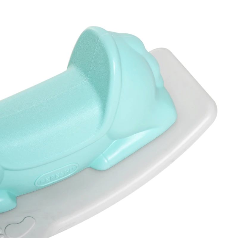 HOMCOM  Baby Horse Rocker Kids Rocking Horse Plastic Ride On Horse Kids Rocking Ride On Toy Rocker Toddler Balance Training - Green