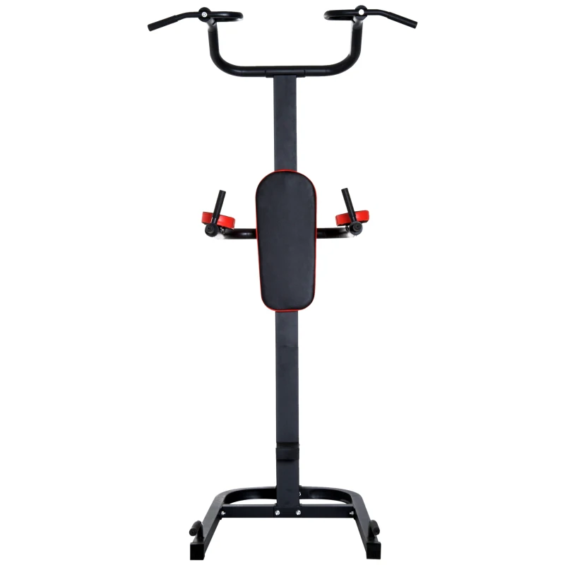 HOMCOM 4 in 1 Power Tower Multi Function Station-Black/Red