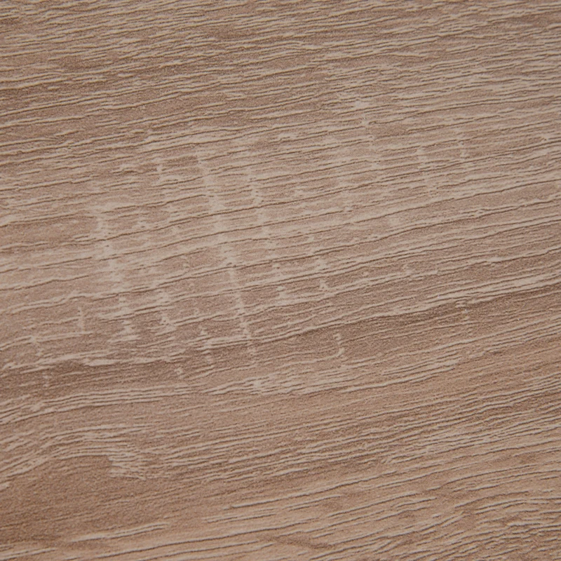 HOMCOM Folding Dining Table MDF Top Metal Frame 6 Person Brown