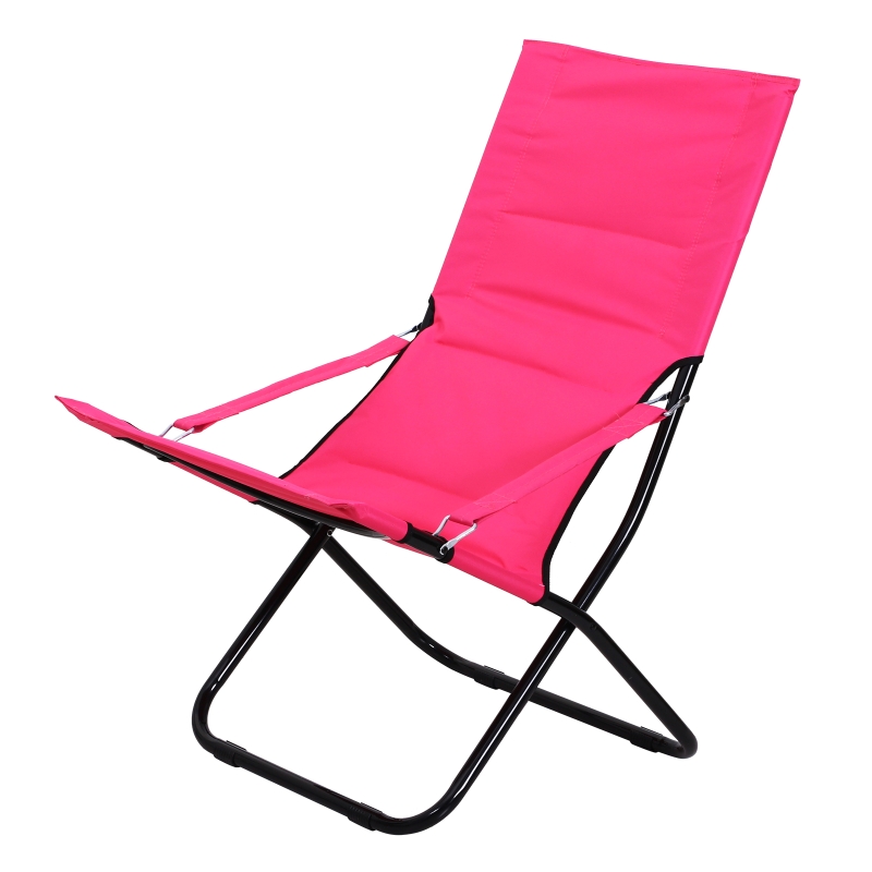 Outdoor Furniture Pink Outdoor Folding Chair Outsunny Folding