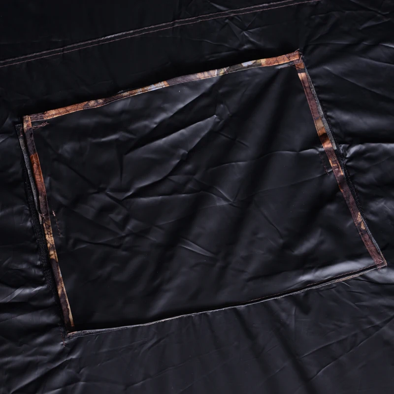 Outsunny 77" Pop Up Hunting Tent Ground Blind Outdoor Hide Bird Watching Window