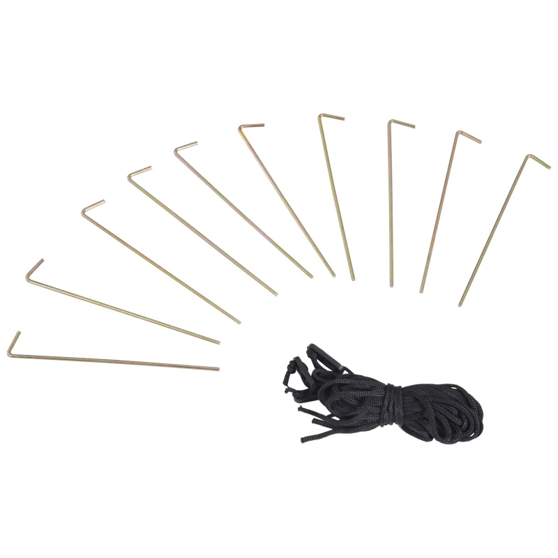 Outsunny 77" Pop Up Hunting Tent Ground Blind Outdoor Hide Bird Watching Window