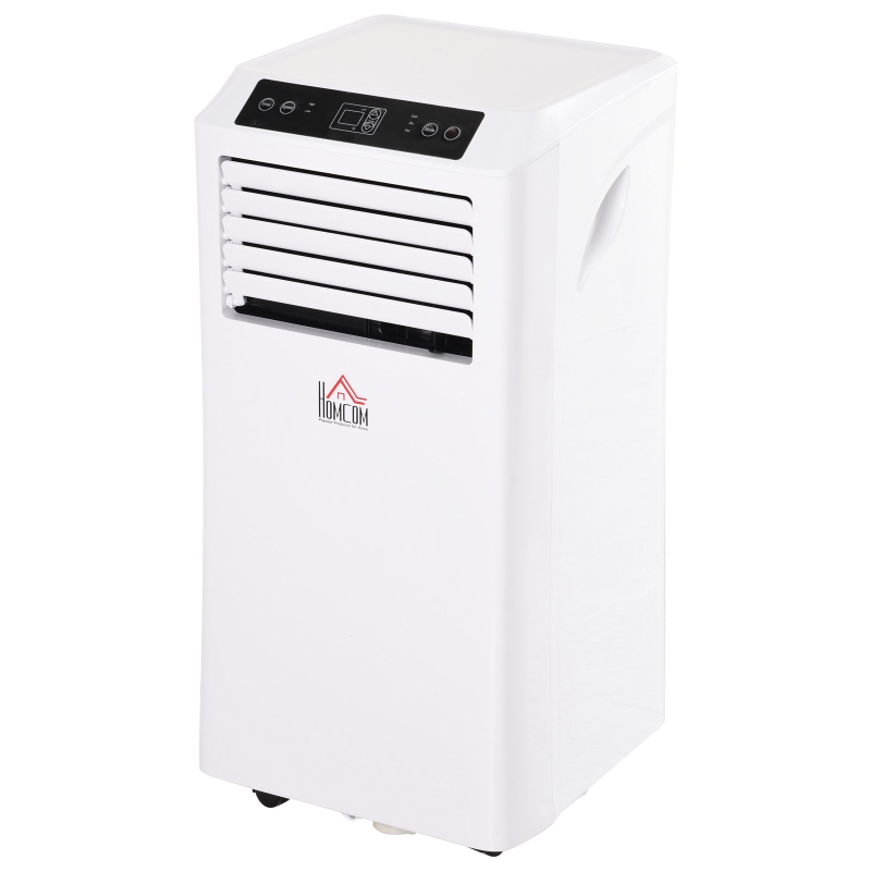 HOMCOM 557W Mobile ABS Plastic Air Conditioner w/ Remote Control White