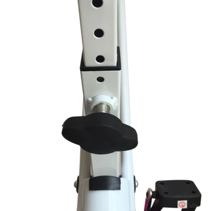 HOMCOM Steel Manual Home Exercise Bike w/ LCD Monitor Pink