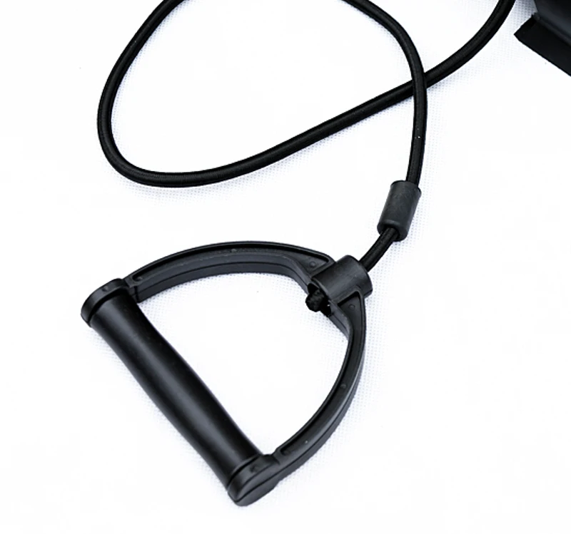 HOMCOM Mini Stepper W/Training Ropes-Black