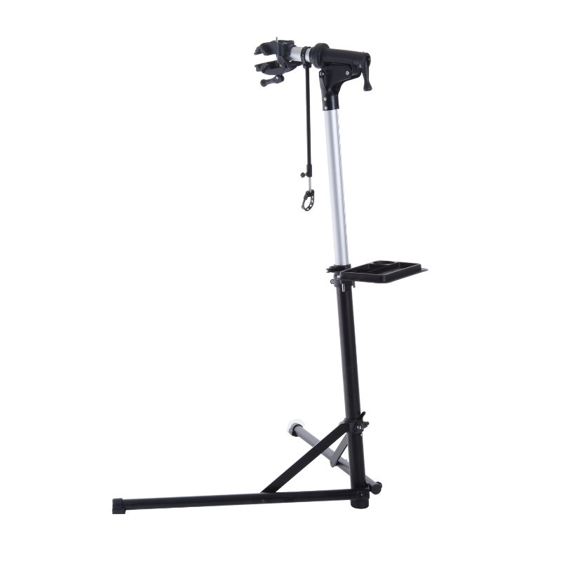 Bicycle Repair Maintenance Rack Adjustable Stand Mechanic Black