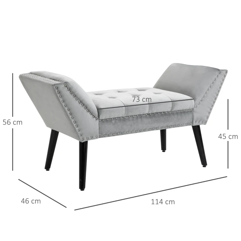 HOMCOM gepolsterde bank zitbank