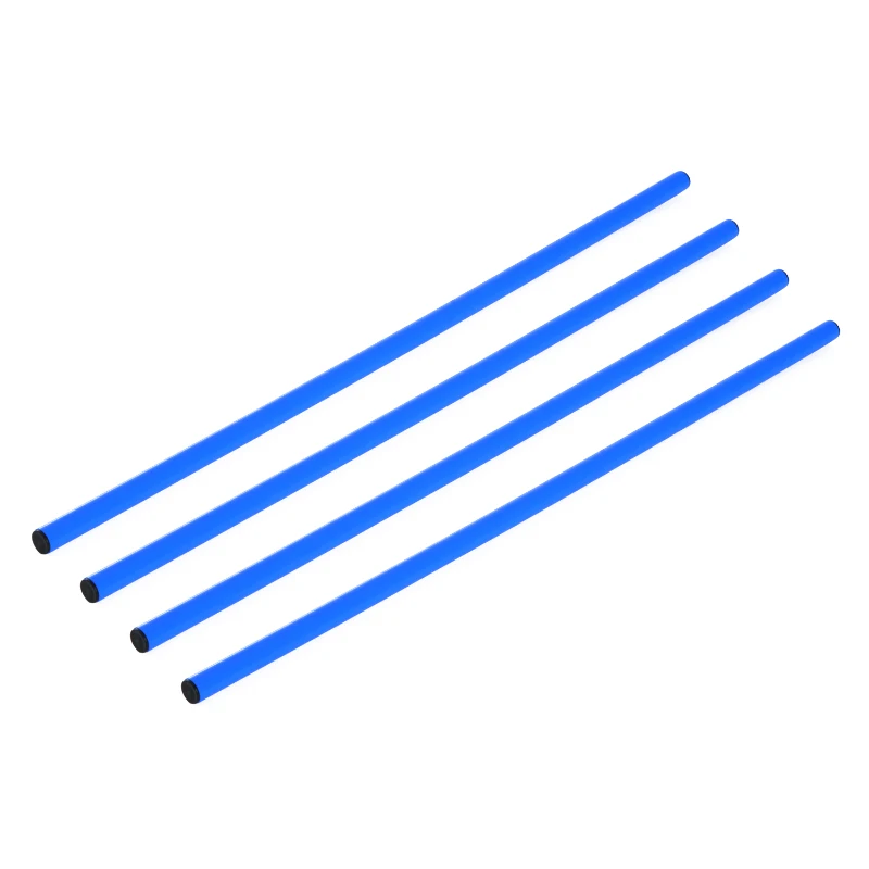 Pawhut Set of 4 Dog Agility Equipment Jumps Kit-Blue