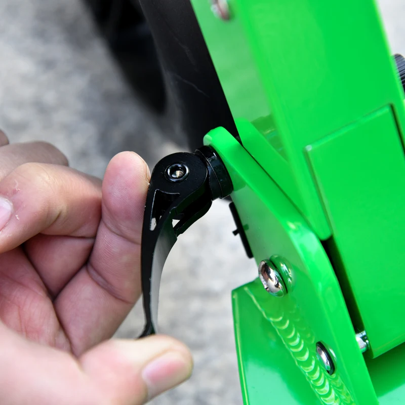 Kinderscooter step met verlichte wielen voor 14+ inklapbaar groen