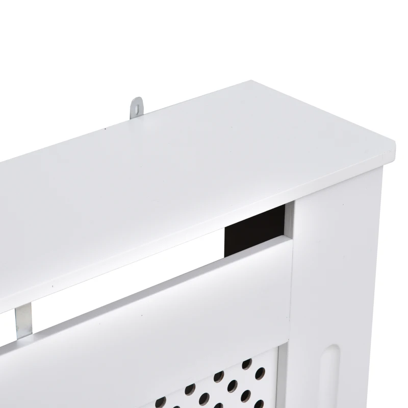 HOMCOM Small MDF Wood Radiator Cover White