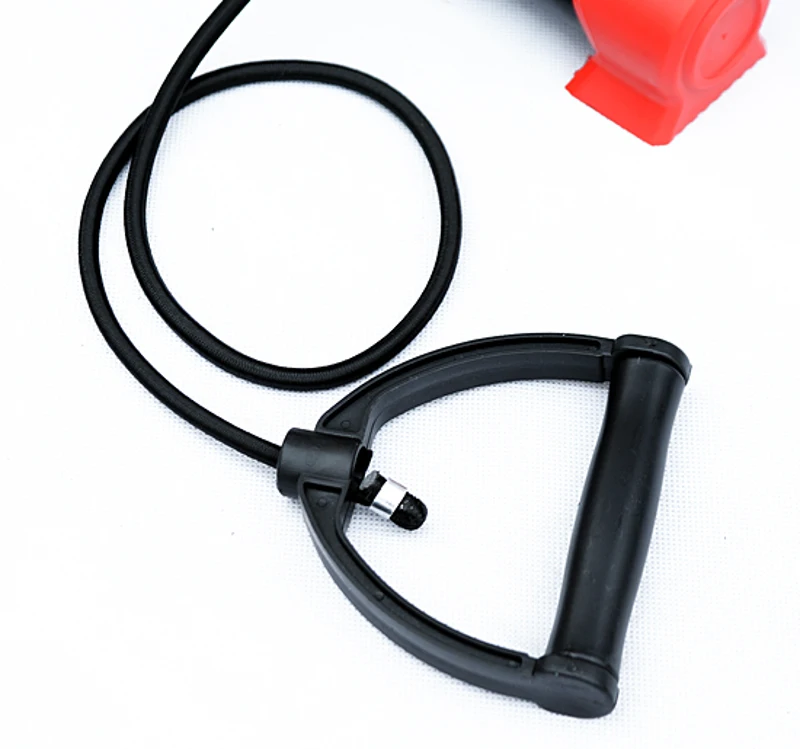 HOMCOM Mini Stepper W/Training Ropes-Black/Red