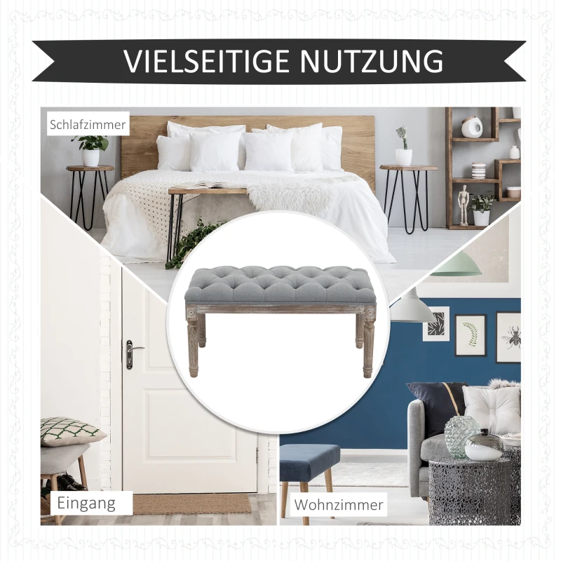 HOMCOM gepolsterde bank