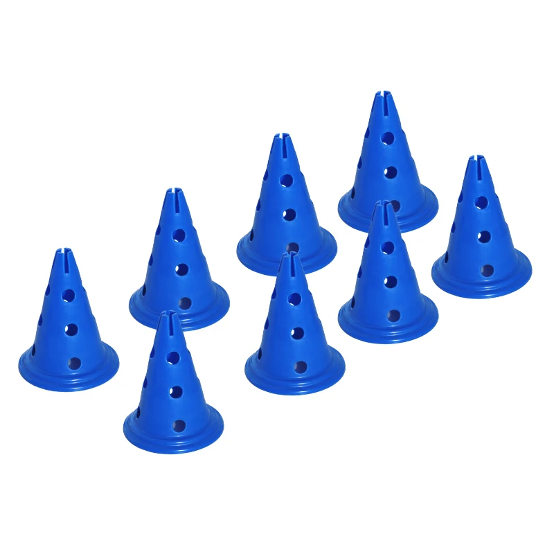 Pawhut Set of 4 Dog Agility Equipment Jumps Kit-Blue