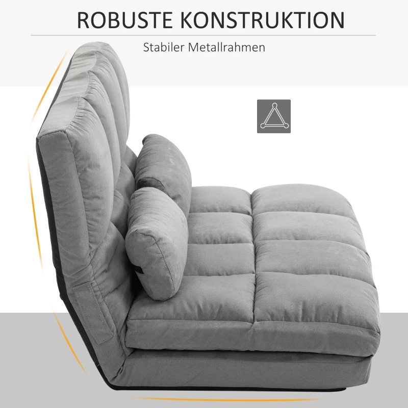 HOMCOM vloerstoel 2-in-1(m-5)