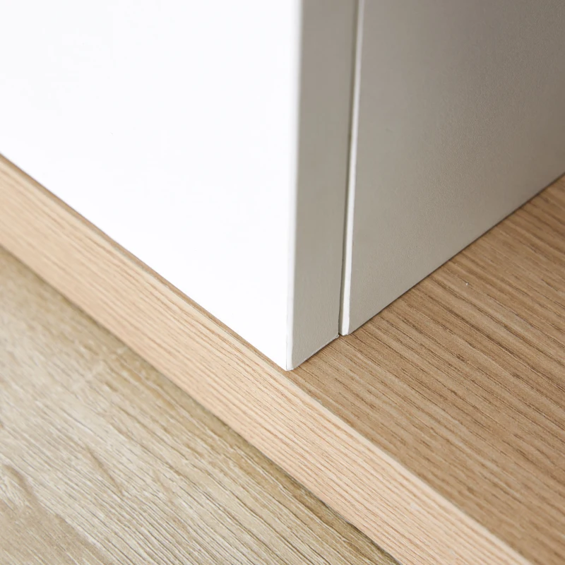 HOMCOM Bureau-organizer boekenplank 2 lades MDF Wit 60 x 40 x 45 cm