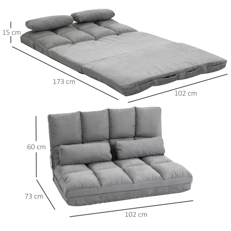 HOMCOM vloerstoel 2-in-1(m-3)