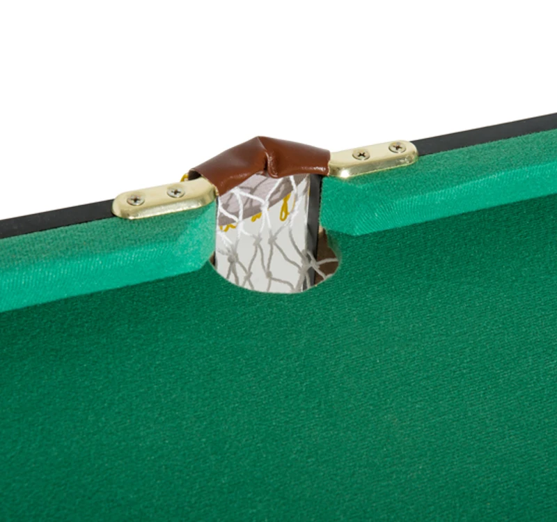 HOMCOM 4ft Mini Pool Table-Brown