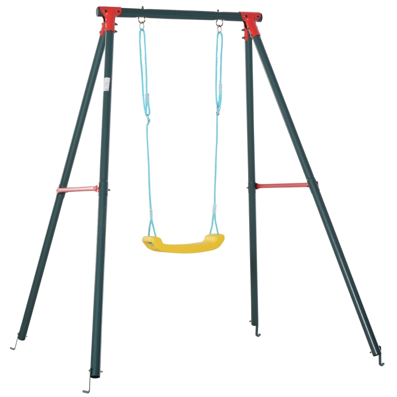 Kinderschommel tuinschommel schommelframe metalen frame 6-12 jaar
