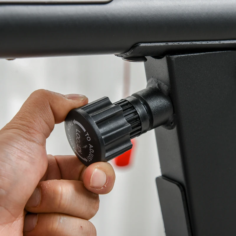 Elektrische loopband met LCD-display inklapbare fitnessapparatuur 1-14 km/u staal