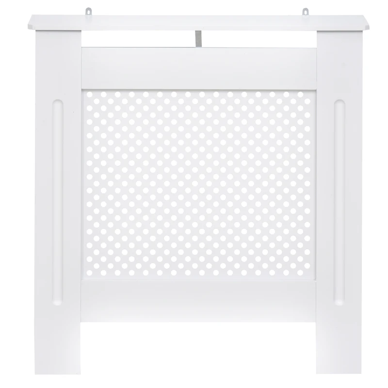 HOMCOM Small MDF Wood Radiator Cover White