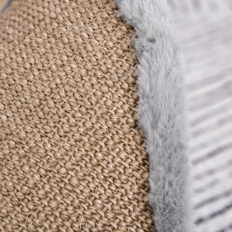 kattenbed kattenhuis omkeerbaar dak 2-in-1 krabbed voor katten sisal pluche