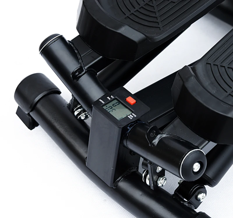 HOMCOM Mini Stepper W/Training Ropes-Black